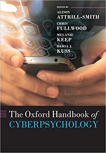 Book cover of "The Oxford Handbook of Cyberpsychology"
