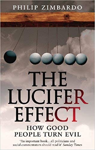 Book cover of "The Lucifer Effect"