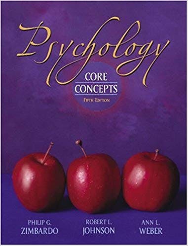 Book cover of "Psychology: Core Concepts"