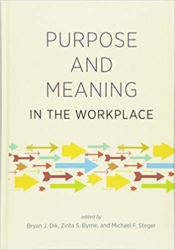 Book cover of "Purpose and Meaning in the Workplace (co-editor)"