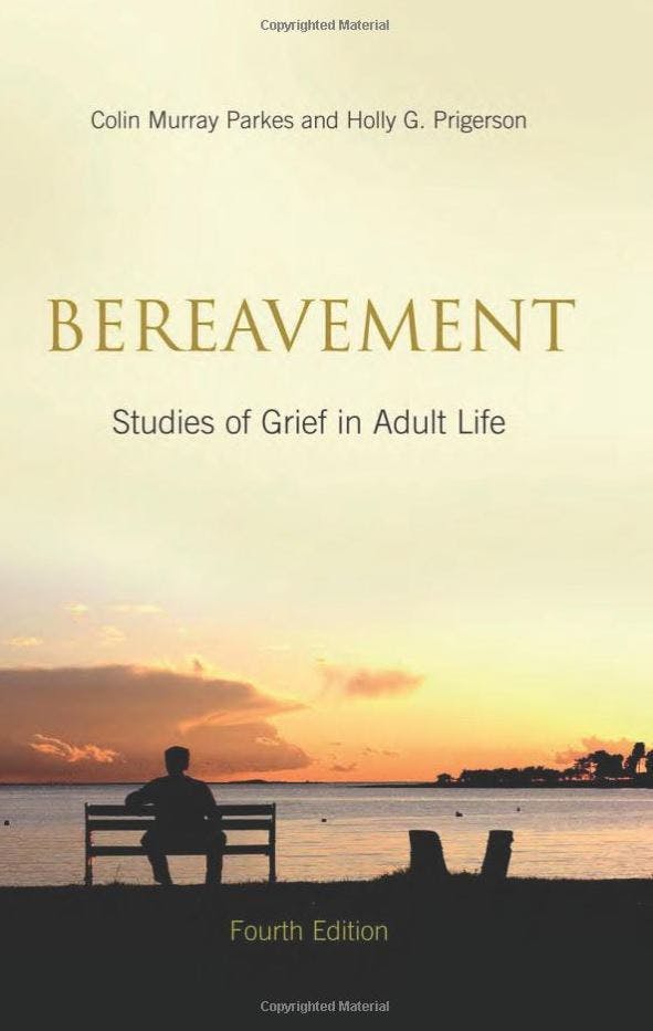 Book cover of "Bereavement"
