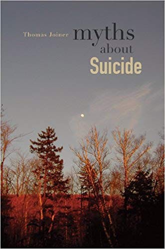 Book cover of "Myths About Suicide"