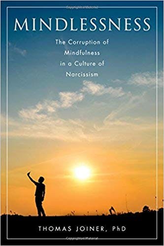 Book cover of "Mindlessness: The Corruption of Mindfulness in a Culture of Narcissism"