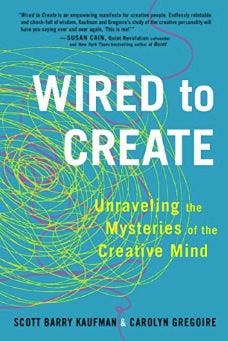 Book cover of "Wired to Create"