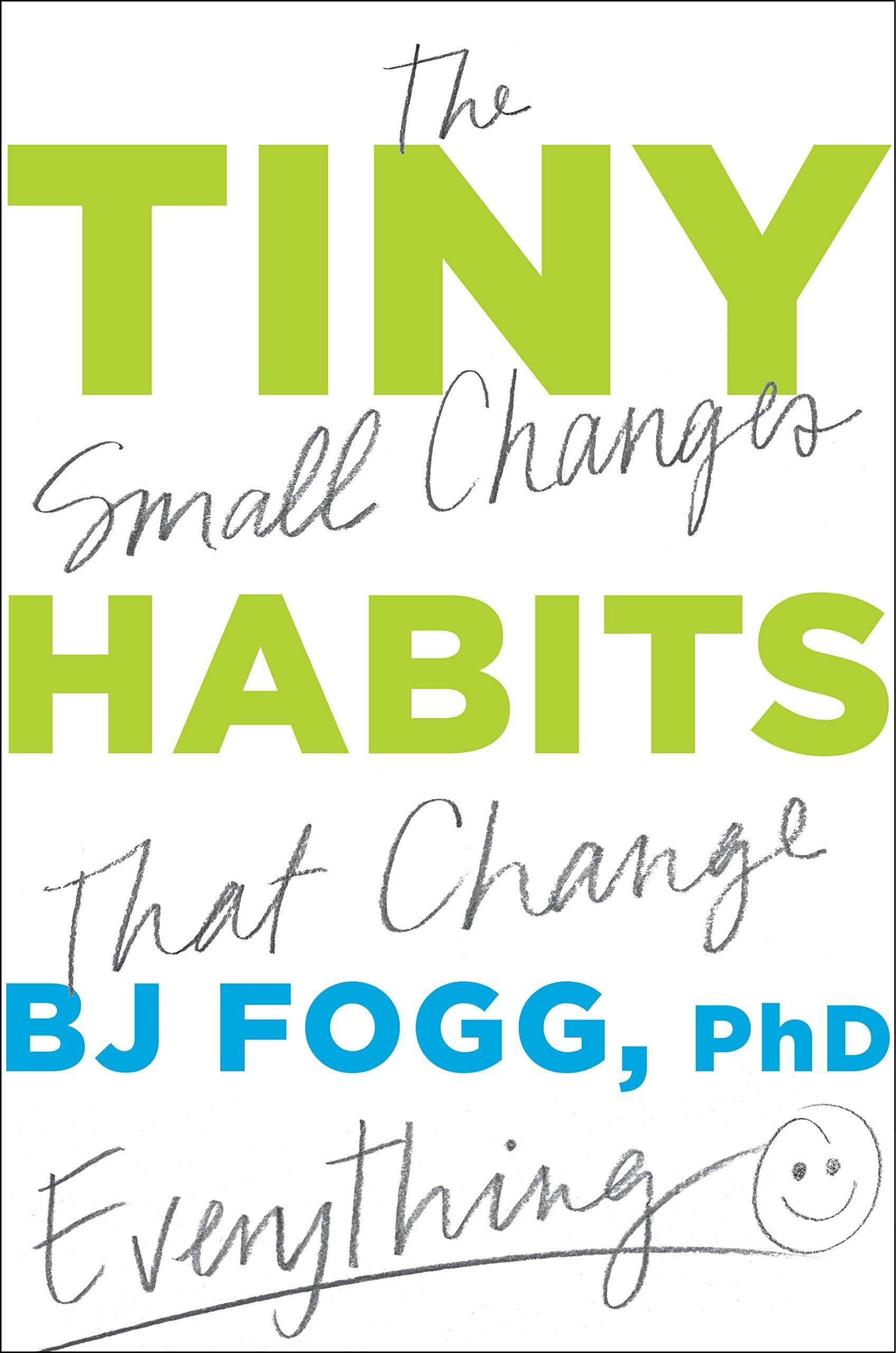 Book cover of "Tiny Habits"