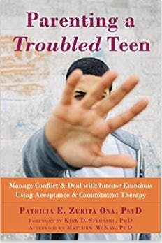 Book cover of "Parenting a Troubled Teen"