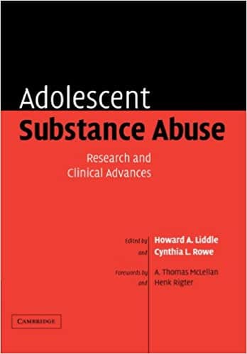 Book cover of "Adolescent Substance Abuse: Research and Clinical Advances"