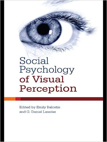 Book cover of "Social Psychology of Visual Perception"