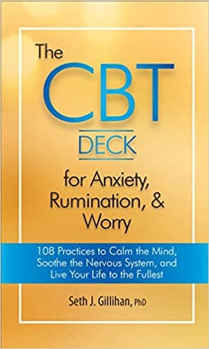 Book cover of "The CBT Deck for Anxiety, Rumination & Worry"