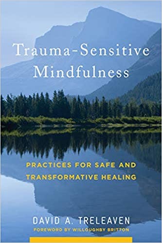 Book cover of "Trauma-Sensitive Mindfulness: Practices for Safe and Transformative Healing"