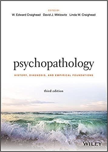 Book cover of "Psychopathology: History, Diagnosis, and Empirical Foundations"