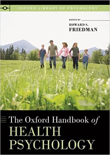 Book cover of "The Oxford Handbook of Health Psychology"