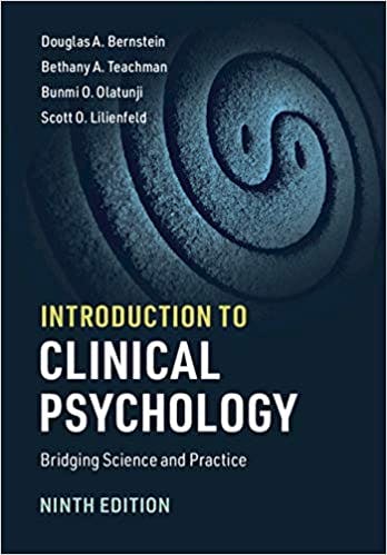 Book cover of "Introduction to Clinical Psychology: Bridging Science and Practice"