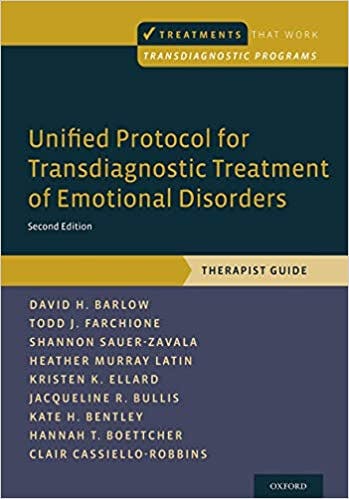 Book cover of "Unified Protocol for Transdiagnostic Treatment of Emotional Disorders"