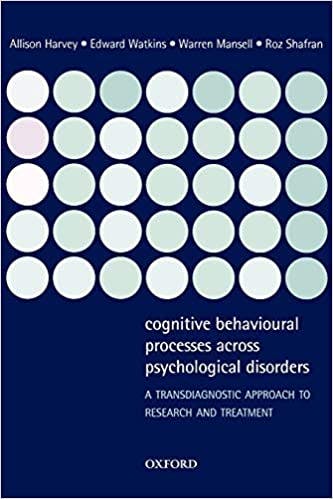 Book cover of "Cognitive Behavioral Processes across Psychological Disorders: A Transdiagnostic Approach to Research and Treatment"