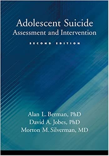 Book cover of "Adolescent Suicide: Assessment and Intervention"