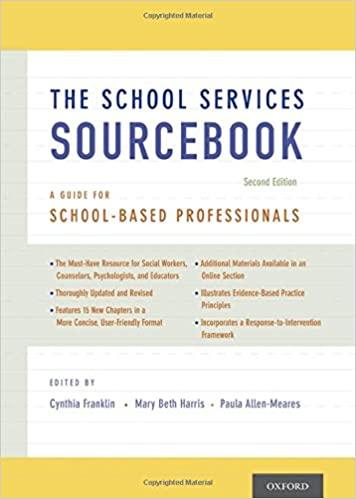 Book cover of "The School Services Sourcebook: A Guide for School-Based Professionals"