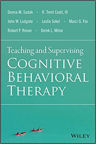 Book cover of "Teaching and Supervising Cognitive Behavioral Therapy"