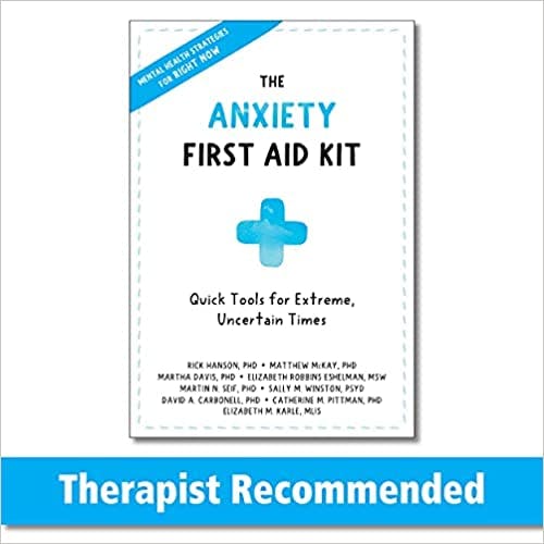 Book cover of "The Anxiety First Aid Kit"