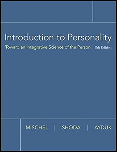 Book cover of "Introduction to Personality: Toward an Integrative Science of the Person"