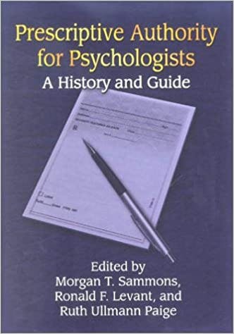 Book cover of "Prescriptive Authority for Psychologists: A History and Guide"