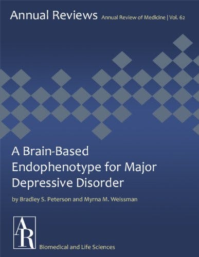 Book cover of "A Brain-Based Endophenotype for Major Depressive Disorder"