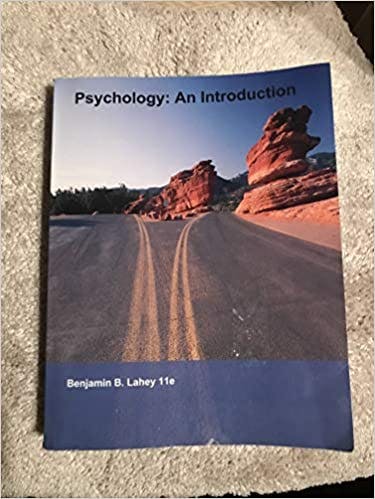 Book cover of "Psychology: An Introduction Eleventh Edition"