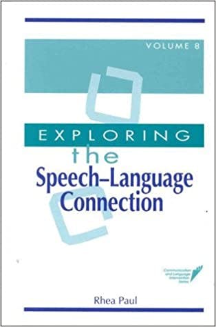 Book cover of "Exploring the Speech-Language Connection"