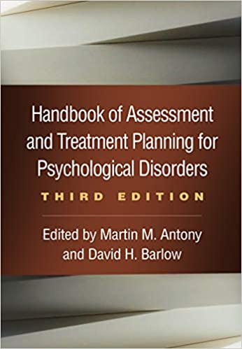 Book cover of "Handbook of Assessment and Treatment Planning for Psychological Disorders, Third Edition"