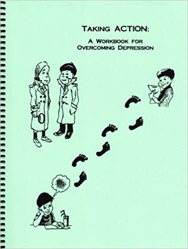 Book cover of "Taking Action: A Workbook for Overcoming Depression"