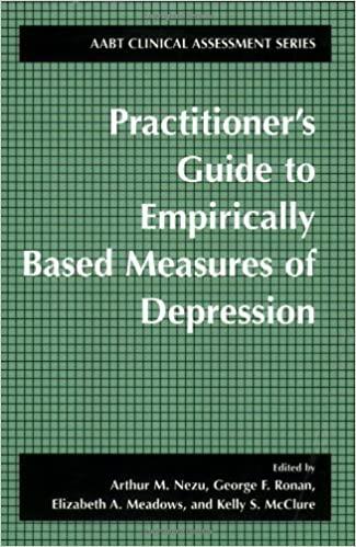 Book cover of "Practitioner's Guide to Empirically-Based Measures of Depression"