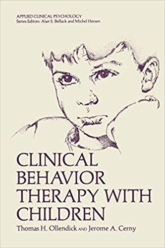 Book cover of "Clinical Behavior Therapy with Children"