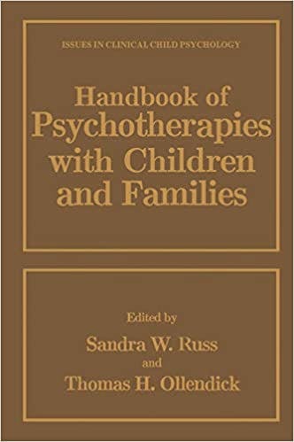 Book cover of "Handbook of Psychotherapies with Children and Families"