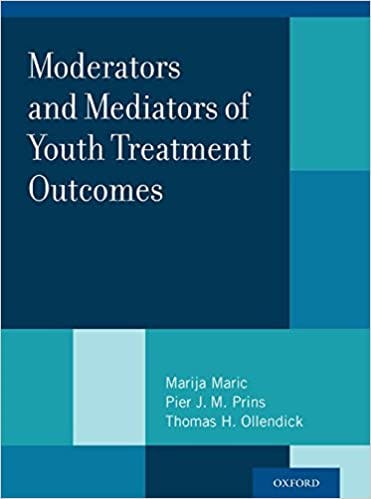 Book cover of "Moderators and Mediators of Youth Treatment Outcomes"