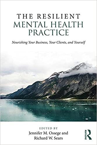 Book cover of "The Resilient Mental Health Practice"