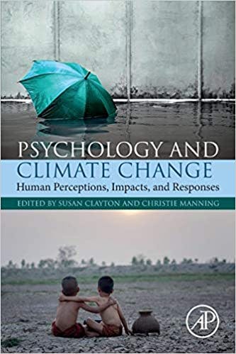 Book cover of "Psychology and Climate Change"