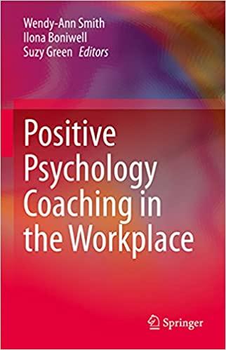 Book cover of "Positive Psychology Coaching in the Workplace"