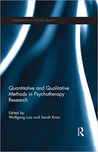 Book cover of "Quantitative and Qualitative Methods in Psychotherapy Research"