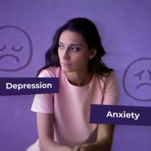 illustration of sad person