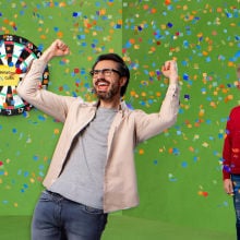 two men celebrating