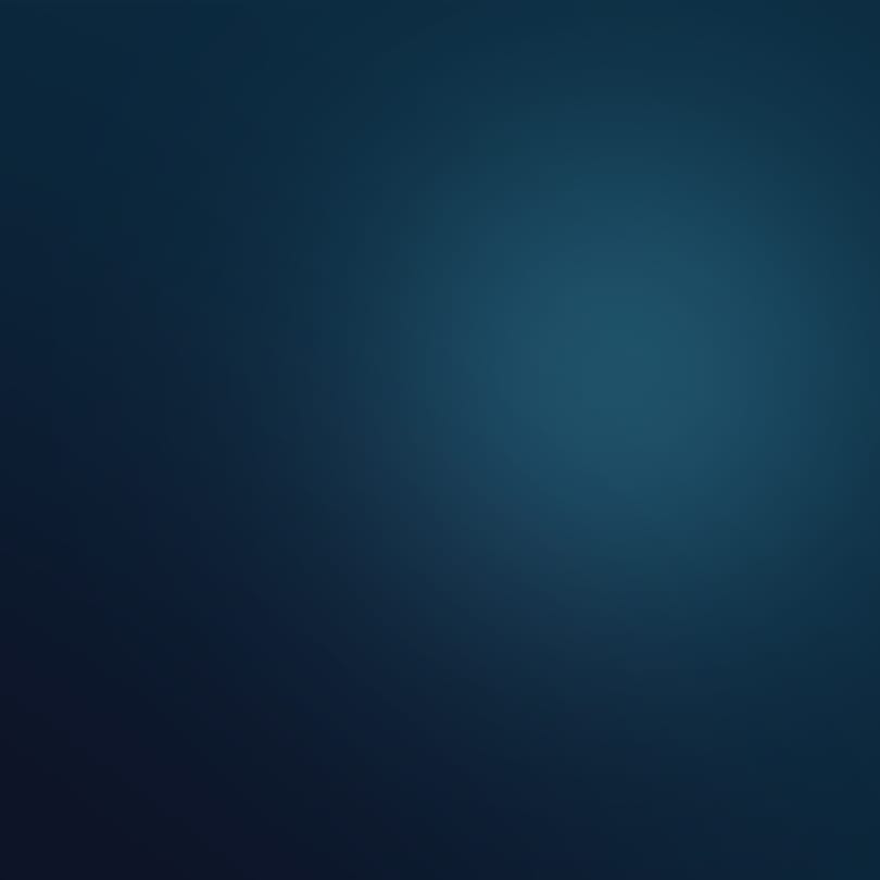 Dark blue gradient background transitioning from navy to teal.