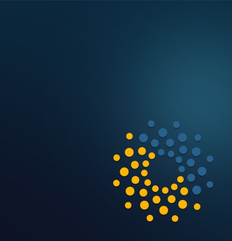 ZSI logo a collection of yellow and blue dots forming a circle