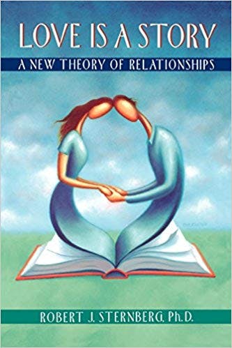 Book cover of "Love is a Story: A New History of Relationships"