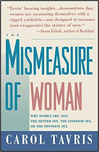 Book cover of "Mismeasure of Woman: Why Women are Not the Better Sex, the Inferior Sex, or the Opposite Sex"