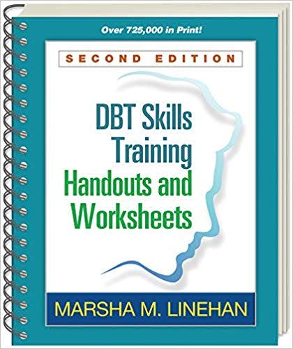 Book cover of "DBT® Skills Training Handouts and Worksheets"