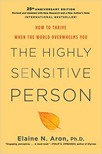Book cover of "The Highly Sensitive Person"