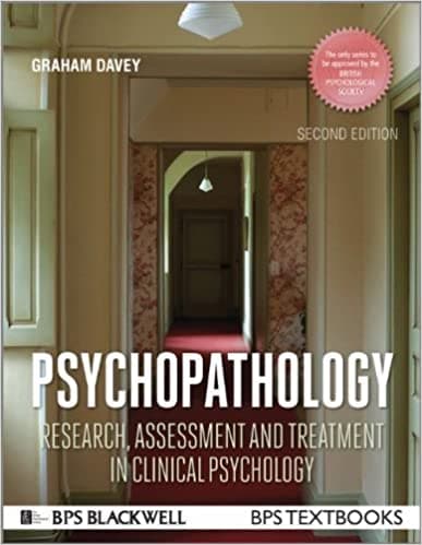 Psychopathology: Research, Assessment and Treatment in Clinical Psychology, 2nd Edition  Book cover of "Psychopathology: Research, Assessment and Treatment in Clinical Psychology, 2nd Edition "