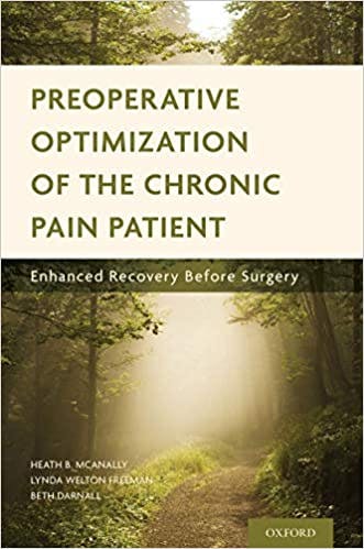 Book cover of "Preoperative Optimization of the Chronic Pain Patient: Enhanced Recovery Before Surgery"