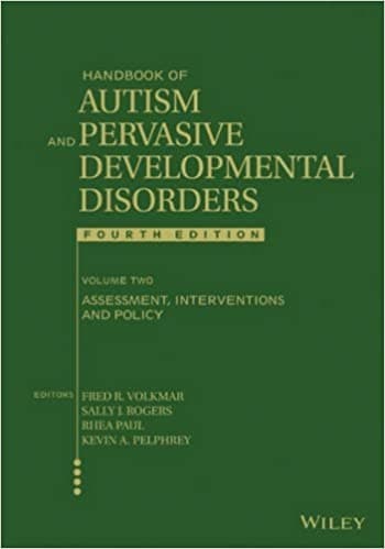 Handbook of Autism and Pervasive Developmental Disorders, Assessment, Interventions, and Policy Book cover of "Handbook of Autism and Pervasive Developmental Disorders, Assessment, Interventions, and Policy"