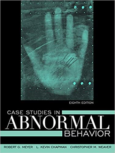 Case Studies in Abnormal Behavior Book cover of "Case Studies in Abnormal Behavior "